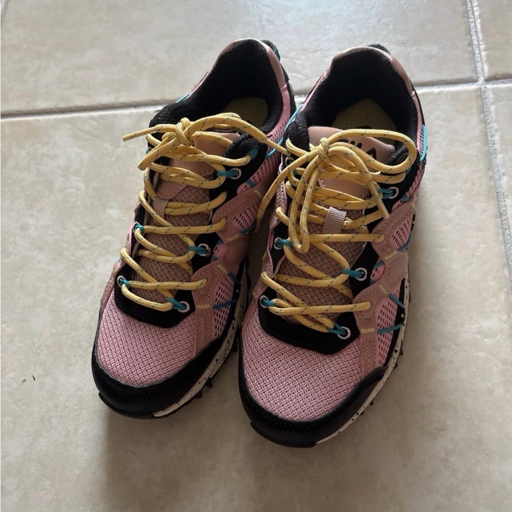Fila Grand Tier 5JM01658-950 Womens Pink Synthetic Athletic Hiking Shoes - Picture 7 of 9